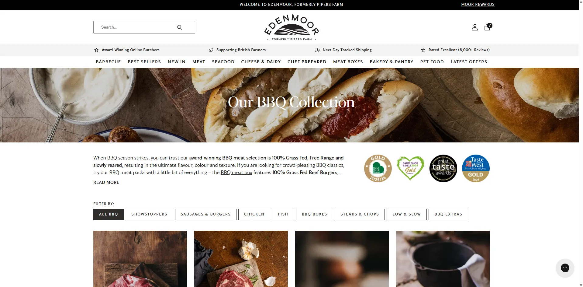 Edenmoor collection page desktop